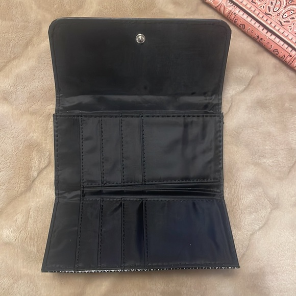 2 Wallets. Black NWOT - Pink Gently Used. - Picture 2 of 7